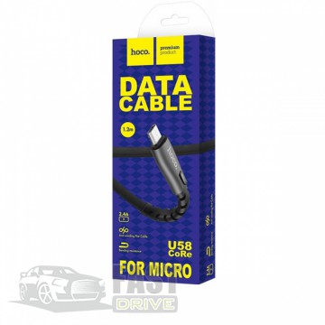 Hoco   USB  microUSB Hoco - U58 CoRe 2,4A 1,2m 