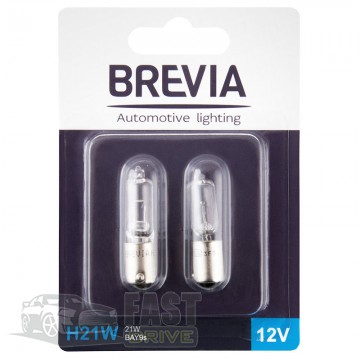 Brevia  Brevia H21W 12V 21W BAY9s (12329B2) 2 .