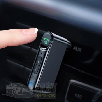 Baseus Bluetooth AUX   Baseus Qiyin AUX Car Receiver WXQY-01 Black