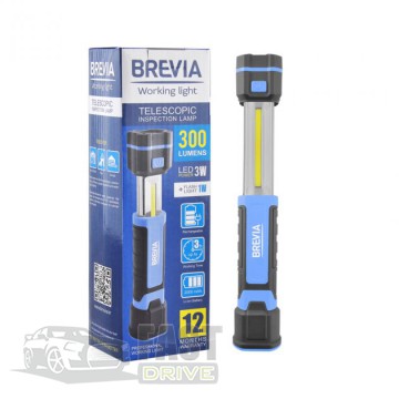 Brevia    Brevia LED 3W COB+1W LED 300lm 2000mAh microUSB 11340