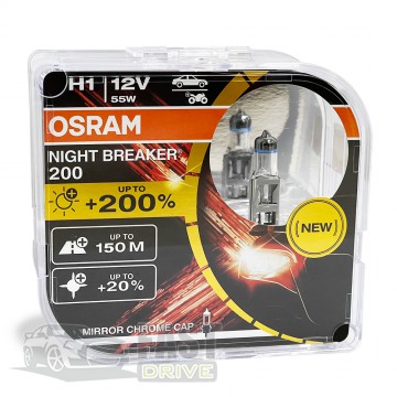 Osram  Osram Night Breaker H1 12V 55W +200% (duobox) 64150NB200-HCB