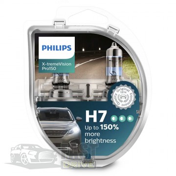 Philips  Philips X-treme Vision Pro150 H7 12V 55W +150% (12972XVPS2)
