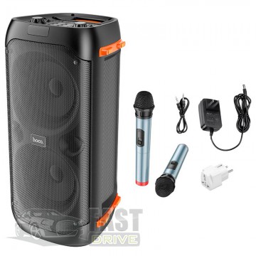 Hoco     Hoco Manhattan Wireless Dual mic BT Speaker BS53 BT5.1 2Mic AUX FM TF