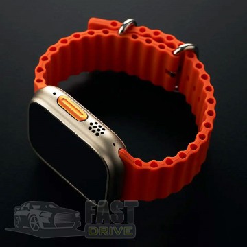  - Smart watch 8 Ultra series 49mm (Apple BOX Design 1:1) Ocean orange