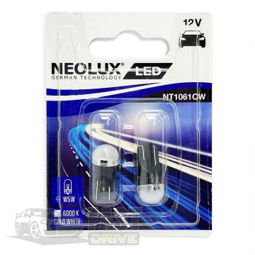 Neolux   Neolux T10 12V 0.5W 6000K NT1061CW-02B