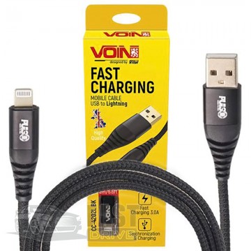 Voin  Voin 4202L USB - Lightning 3 2 Black (CC-4202L BK)