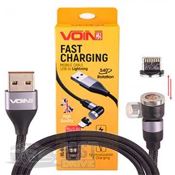 Voin  Voin 6601L USB - Lightning 3,0A 1   Black (VL-6601L BK)