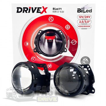 DriveX    DriveX Bi-LED Evolution F1 3.0" 6000K 37/45W 24V (  )