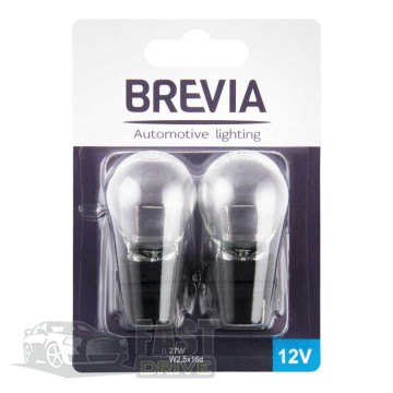 Brevia  Brevia P27W (3156) 12V 27W W2.5X16D Blister (12338B2) 2.