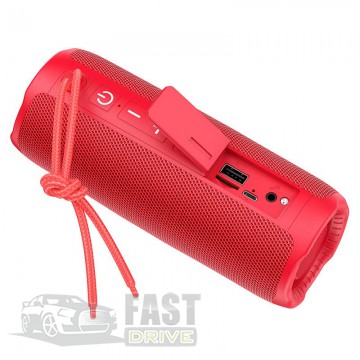 Hoco  Bluetooth  Hoco HC16 Vocal sports BT speaker IPX4 BT5.3 AUX FM USB TF Red