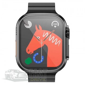 Hoco - Smart watch Hoco Y12 Ultra (call version) BT Call, Track, HeartRate, IP67 Black