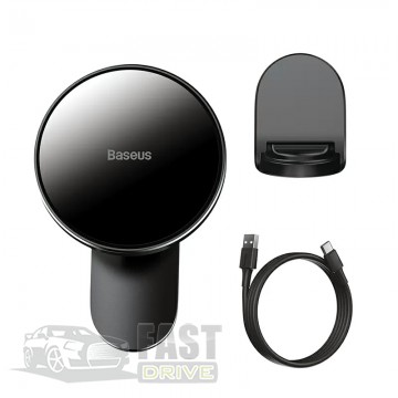 Baseus  Baseus Big Energy Car Mount Wireless Charger 15W (WXJN-01) Black