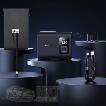 Baseus     Baseus Mega Energy Pump Series DualCylinder (CRNL060001) Black