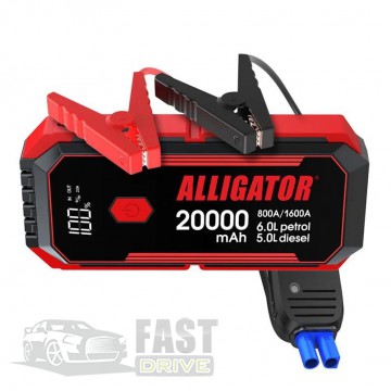 Alligator   ()   Alligator Jump Starter 1600 20000mAh + Smart- 12 JS843