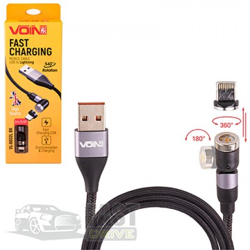 Voin  Voin 6602L BK USB - Lightning 3 2   Black ( ) (VL-6602L BK)