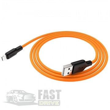 Hoco Кабель HOCO X21 Plus USB - Lightning 1m Silicone Orange