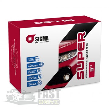 Sigma    Sigma Bi-Led Super 3.0" 45W-50W 12V 5500K (2 .)
